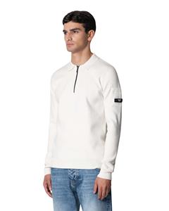 Quotrell Chief Knitted Polo Sweater Heren Wit - 