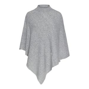 pieces Gebreide poncho PCFORTUNA HIGH NECK PONCHO NOOS BC