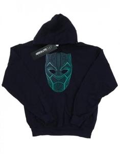 Marvel heren zwarte panter tribal masker hoodie L wit