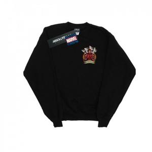 Marvel Spider-Man tattoo-sweatshirt met borstprint voor heren M wit