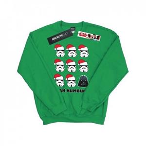 Star Wars Heren Kerst Humbug Sweatshirt L wit