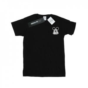 Disney meisjes Mickey Mouse Don't Speak katoenen T-shirt met borstprint 9-11 Years wit