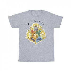 Harry Potter jongens Zweinstein School embleem T-shirt 9-11 Years wit