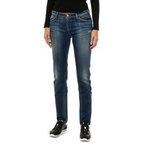 Armani Jeans Dames distressed denim broek 3Y5J28-5D1MZ 25-USA blauw