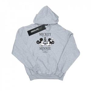 Disney Heren Mickey en Minnie Mouse Mousecrush Mondays Hoodie S wit