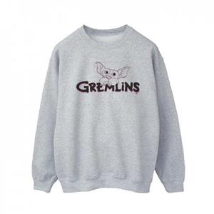 Pertemba FR - Apparel Het Gremlins herenlogolijnsweatshirt XXL wit