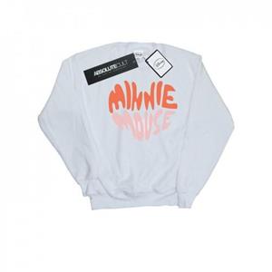 Disney Heren Minnie Mouse hartvormig sweatshirt L wit