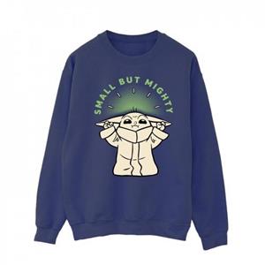 Star Wars Mens The Mandalorian Small But Mighty Grogu Sweatshirt L wit