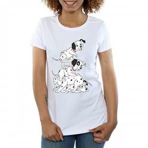 101 Dalmatians 101 Dalmatiërs meisjes katoenen T-shirt 12-13 wit