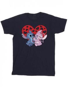 Disney meisjes Lilo & Stitch harten katoenen T-shirt 5-6 Years wit