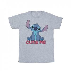 Disney meisjes Lilo en Stitch Stitch Cutie Pie katoenen T-shirt 7-8 Years wit