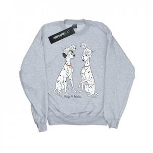 Disney Boys 101 Dalmatiërs klassiek Pongo en Perdita sweatshirt 12-13 zwart