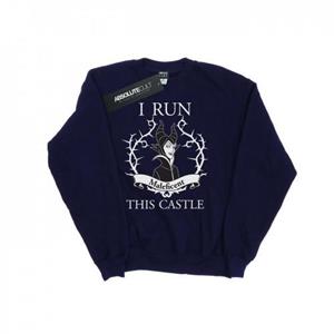 Disney Boys Maleficent I Run This Castle Sweatshirt 7-8 Years wit