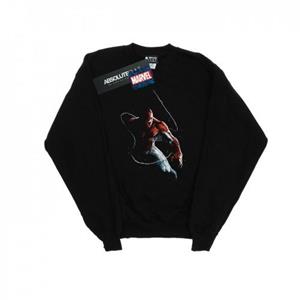 Marvel Boys Spider-Man schilderij-sweatshirt 12-13 zwart