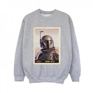 Star Wars Boys The Mandalorian Boba Fett Sweatshirt 5-6 Years wit