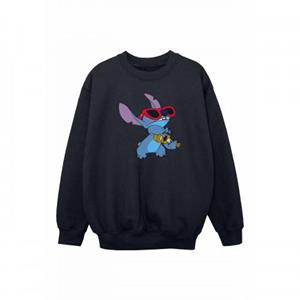 Disney Lilo en Stitch gitaarsweater voor jongens 12-13 zwart