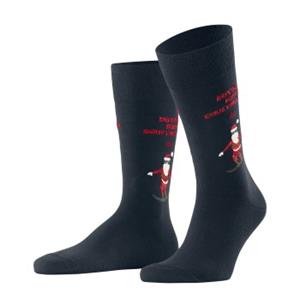Burlington Snowboarding Santa Cotton Sock 