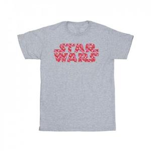 Star Wars T-shirt met hartlogo voor jongens 9-11 Years wit