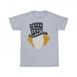 Pertemba FR - Apparel Willy Wonka & The Chocolate Factory Jongens Willy Wonka getypt hoofd T-shirt 9-11 Years wit