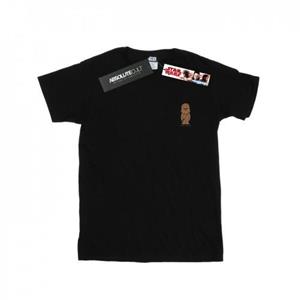 Star Wars Boys Chewbacca Chest Print T-Shirt 12-13 wit