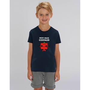 Monsieur Madame Tshirt Enfant PETIT MAIS COSTAUD 2 ans marineblauwe kleur