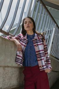 Studio Anneloes Cady Check Jacket 11986 Jackets 9997 Multi Color