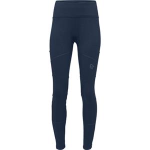 Norrøna - Women's Femund Warmwool Flex2 Tights - Legging, blauw