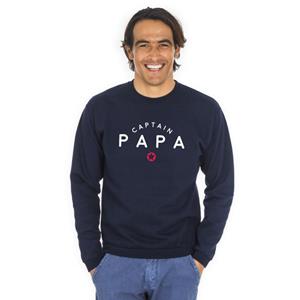 Ma Petite Tribu Herensweater - KAPITEIN PAPA XS marineblauwe kleur