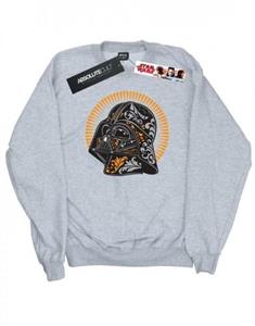 Star Wars Mens Darth Vader Dia De Los Muertos Sweatshirt L grijs