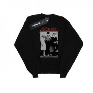 Blondie heren noodlijdende bandsweater M wit