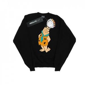 The Flintstones Het Flintstones Fred Flintstone Kick-sweatshirt voor heren M wit
