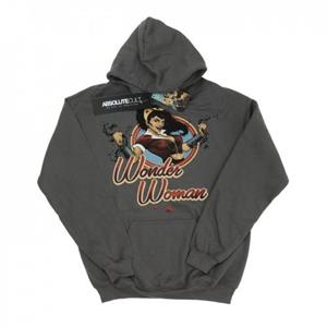 DC Comics DC Bombshells Wonder Woman-badge-hoodie voor heren L grijs