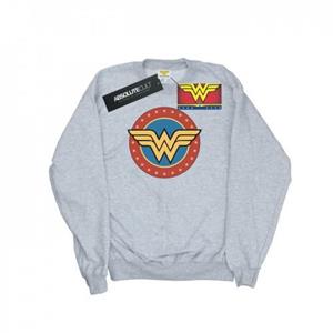 DC Comics Wonder Woman Circle-logo-sweatshirt voor heren L wit