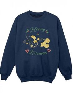 Disney jongens Mickey Mouse Merry Kissmas Sweatshirt 5-6 Years wit