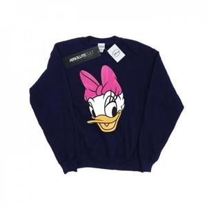 Disney Boys Daisy Duck hoofd geschilderd sweatshirt 7-8 Years wit