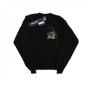 Marvel Boys Hawkeye Tattoo-sweatshirt met borstprint 12-13 wit