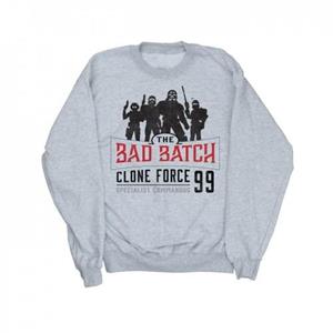Star Wars Mens The Bad Batch Clone Force 99 Sweatshirt L wit