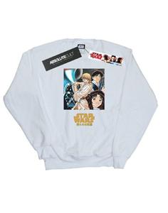 Star Wars Mens Anime Poster Sweatshirt L wit