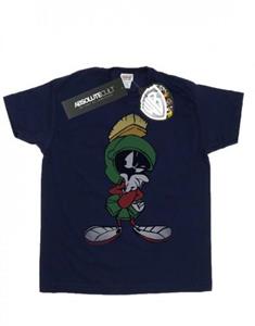 Looney Tunes meisjes Marvin The Martian Pose katoenen T-shirt 7-8 Years wit