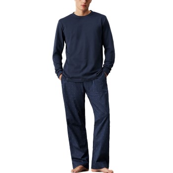 calvinklein Calvin Klein Cotton Poplin Long Sleeve Pant Set