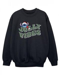 Disney Boys Lilo & Stitch Jolly Chilling Vibes Sweatshirt 5-6 Years wit