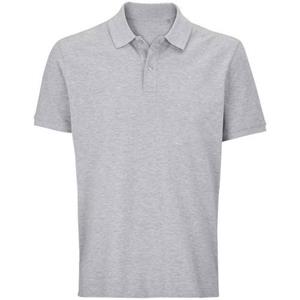 SOLS Unisex Adult Pegase Marl Pique Polo Shirt L grijs