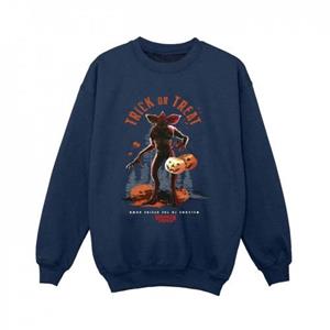 Pertemba FR - Apparel Netflix Boys Stranger Things Trick or Treat Demagorgon Sweatshirt 12-13 zwart