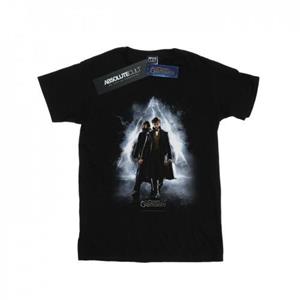 Pertemba FR - Apparel Fantastic Beasts jongens Newt en Perkamentus poster T-shirt 12-13 zwart