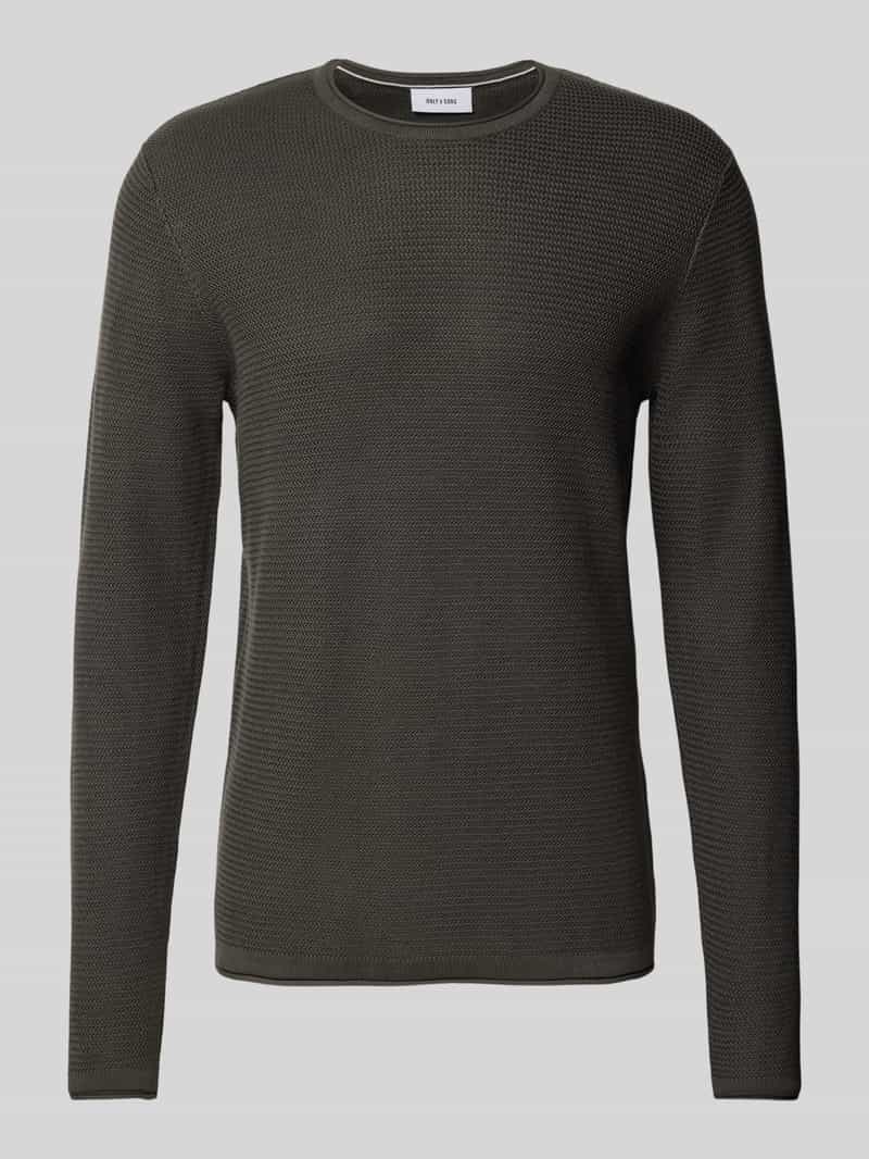 ONLY & SONS Gebreide trui ONSERIC REG 12 STRUC CREW KNIT
