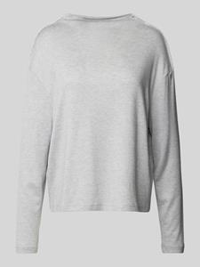 S.Oliver RED LABEL Loose fit shirt lange mouwen van geborstelde jersey tricot met binnenstebuitennaden