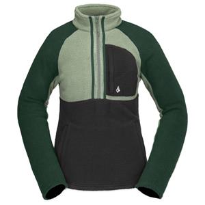 Volcom - Women's Demi Half Zip - Fleecetrui, groen