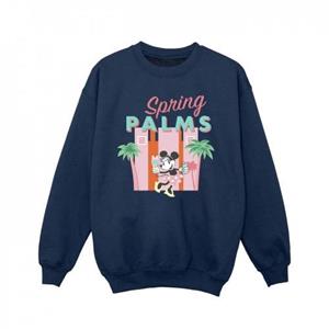 Disney meisjes Minnie Mouse Spring Palms sweatshirt 5-6 Years wit