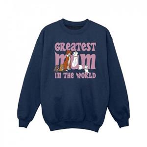 Disney Girls The Aristocats Greatest Mum Sweatshirt 5-6 Years wit