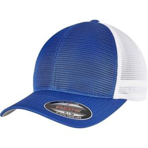 Flexfit Unisex volwassen Omnimesh Mesh tweekleurige pet L-XL houtskool/wit